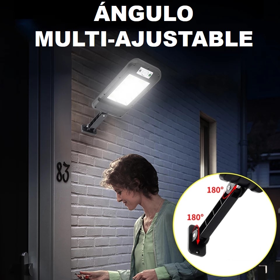 KIT 2 LUMINARIAS 25W (EQ 250W) - 100% SOLAR - Imagen 4