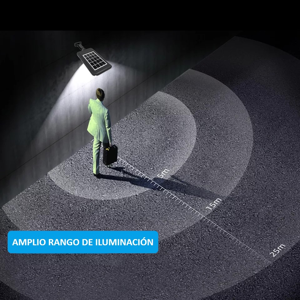 KIT 2 LUMINARIAS 25W (EQ 250W) - 100% SOLAR - Imagen 3