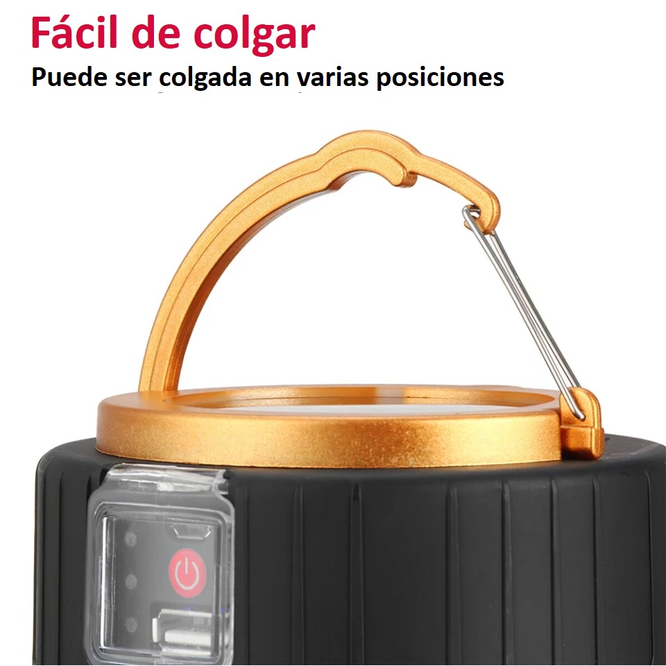 KIT 2 LÁMPARA/FAROL 250W PORTATIL MULTIUSOS C/ CONTROL REMOTO - Imagen 5