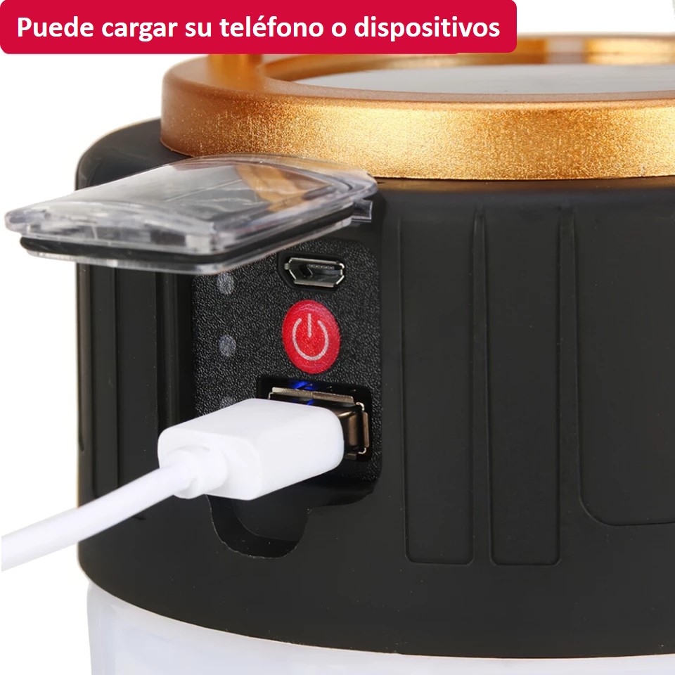 KIT 2 LÁMPARA/FAROL 250W PORTATIL MULTIUSOS C/ CONTROL REMOTO - Imagen 4