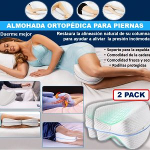 KIT 2 ALMOHADAS ORTOPEDICAS PARA PIERNAS Y RODILLAS