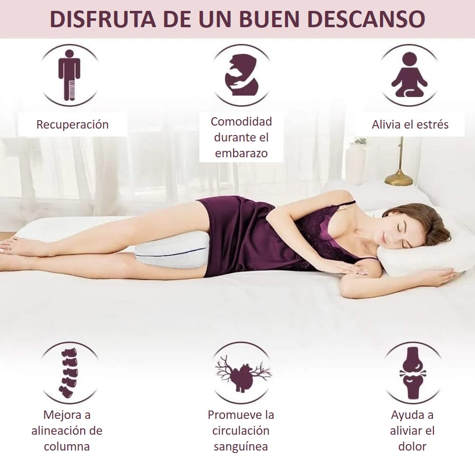 KIT 2 ALMOHADAS ORTOPEDICAS PARA PIERNAS Y RODILLAS - Imagen 5