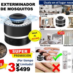 KIT 3 EXTERMINADOR DE MOSQUITOS ¡NUEVO MODELO!