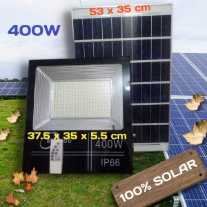 REFLECTOR 100% SOLAR CONTROL REMOTO 400W (Ilumina 4000w)