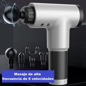 PISTOLA DE MASAJE PROFESIONAL RECARGABLE