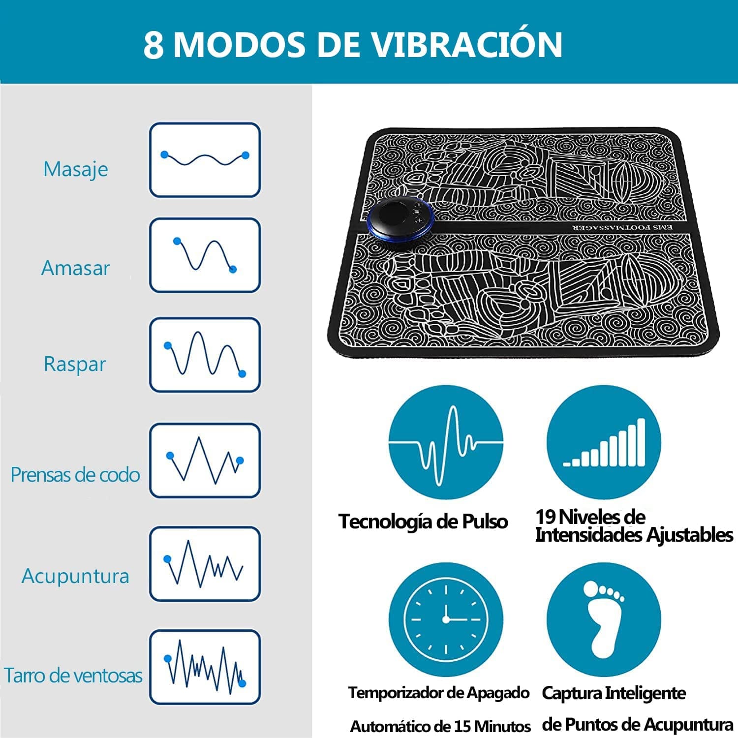 TAPETE DE MASAJE EMS + REGALO - Imagen 3