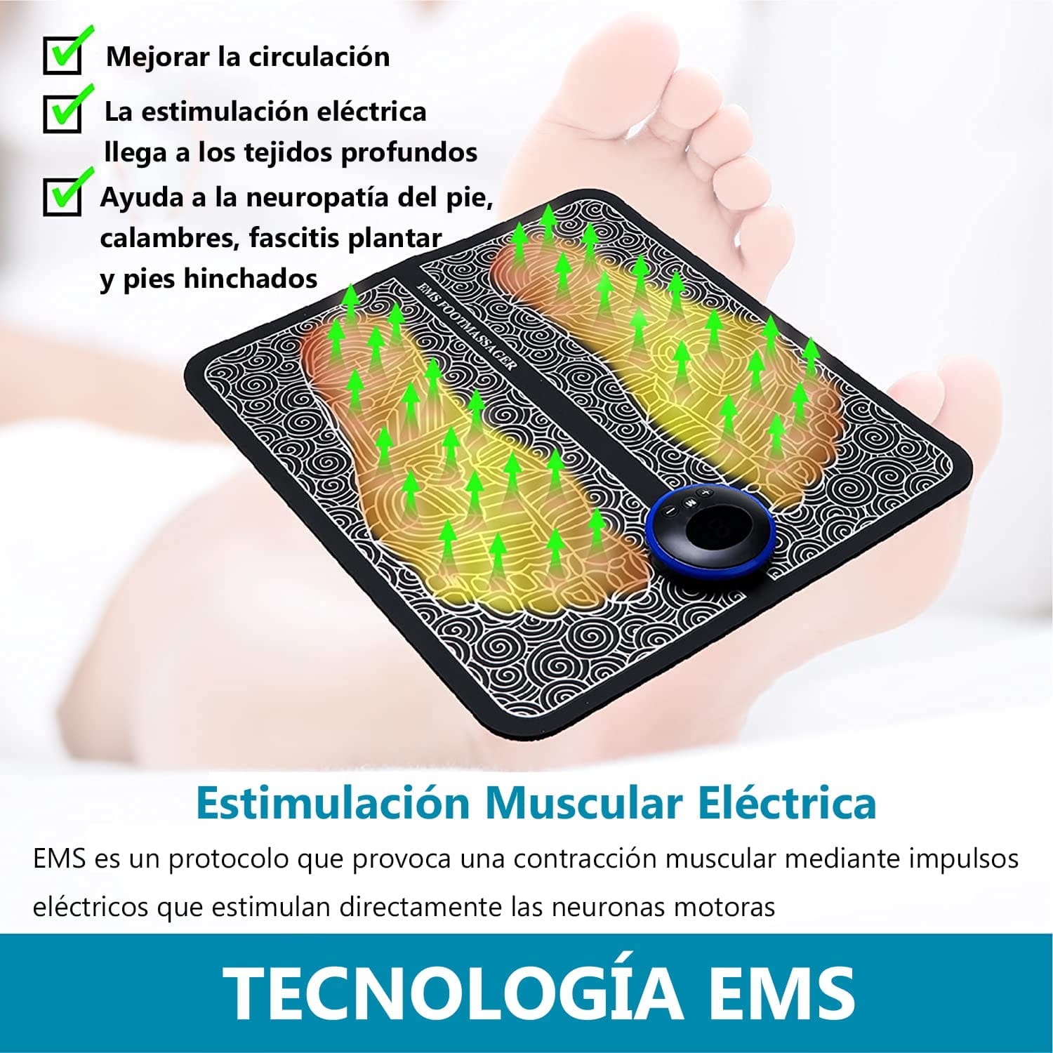 TAPETE DE MASAJE EMS + REGALO - Imagen 2