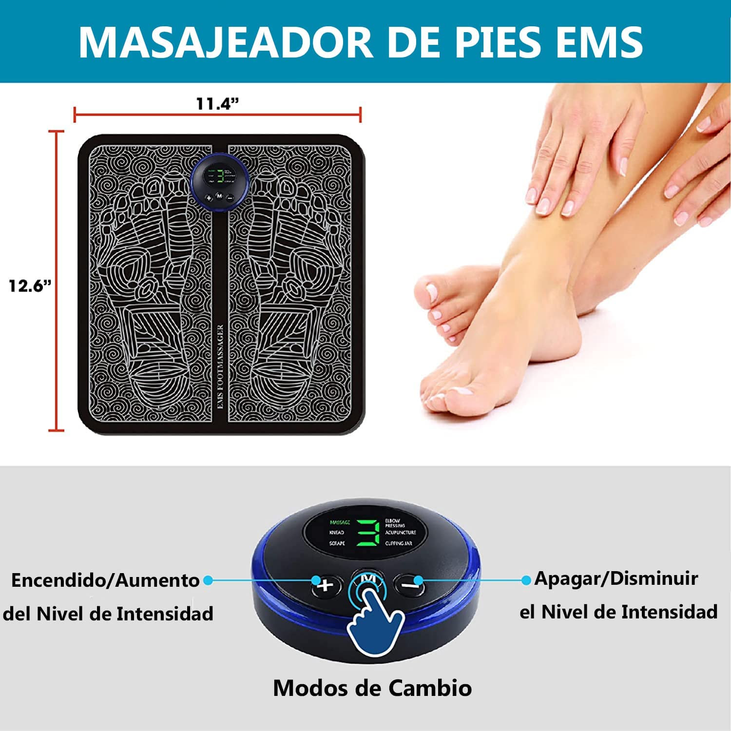 TAPETE DE MASAJE EMS + REGALO - Imagen 4