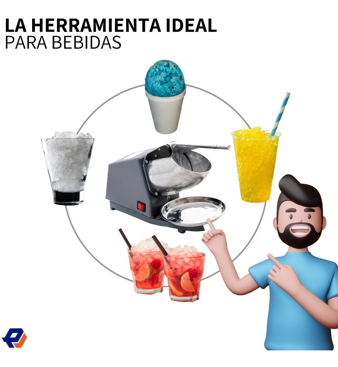MÁQUINA TRITURADORA DE HIELO - Imagen 3