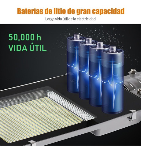 LUMINARIA 100% SOLAR 100W (EQ 1000) - Imagen 6