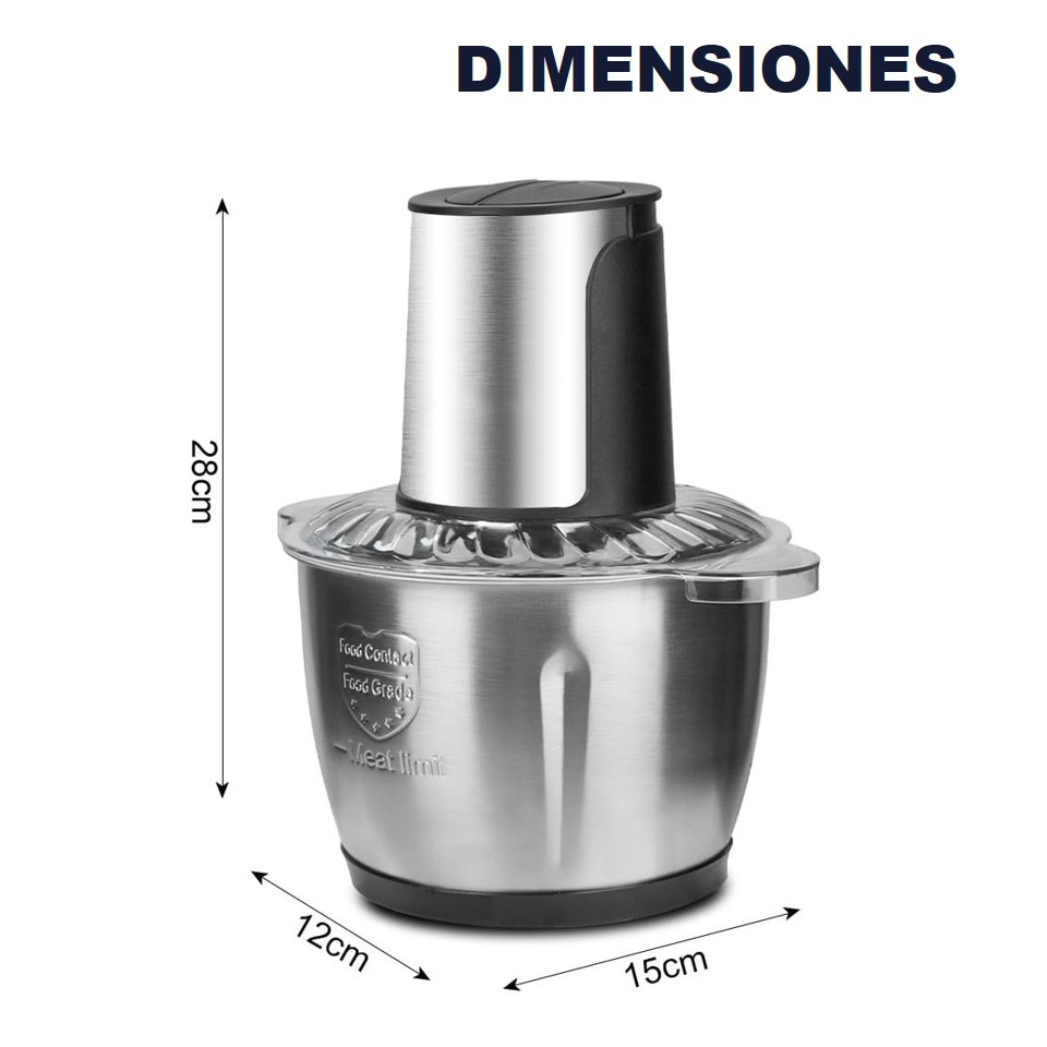 PROCESADOR DE ALIMENTOS 1000W - Imagen 2