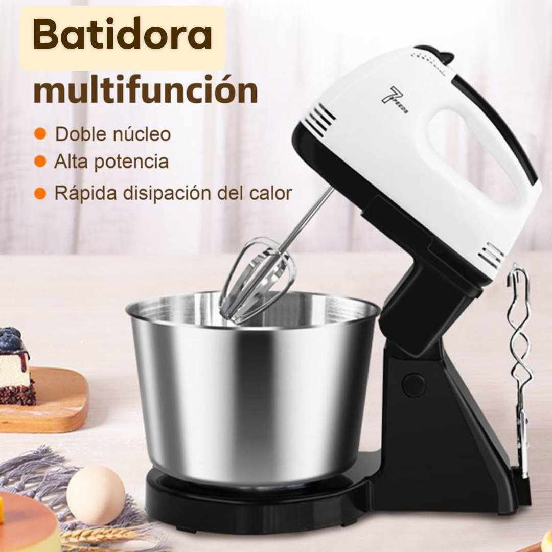 BATIDORA C/ PEDESTAL Y TAZÓN ACERO INOXIDABLE 200W/ 2.5L
