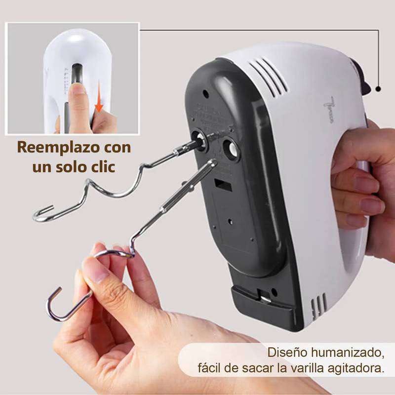 BATIDORA C/ PEDESTAL Y TAZÓN ACERO INOXIDABLE 200W/ 2.5L - Imagen 5